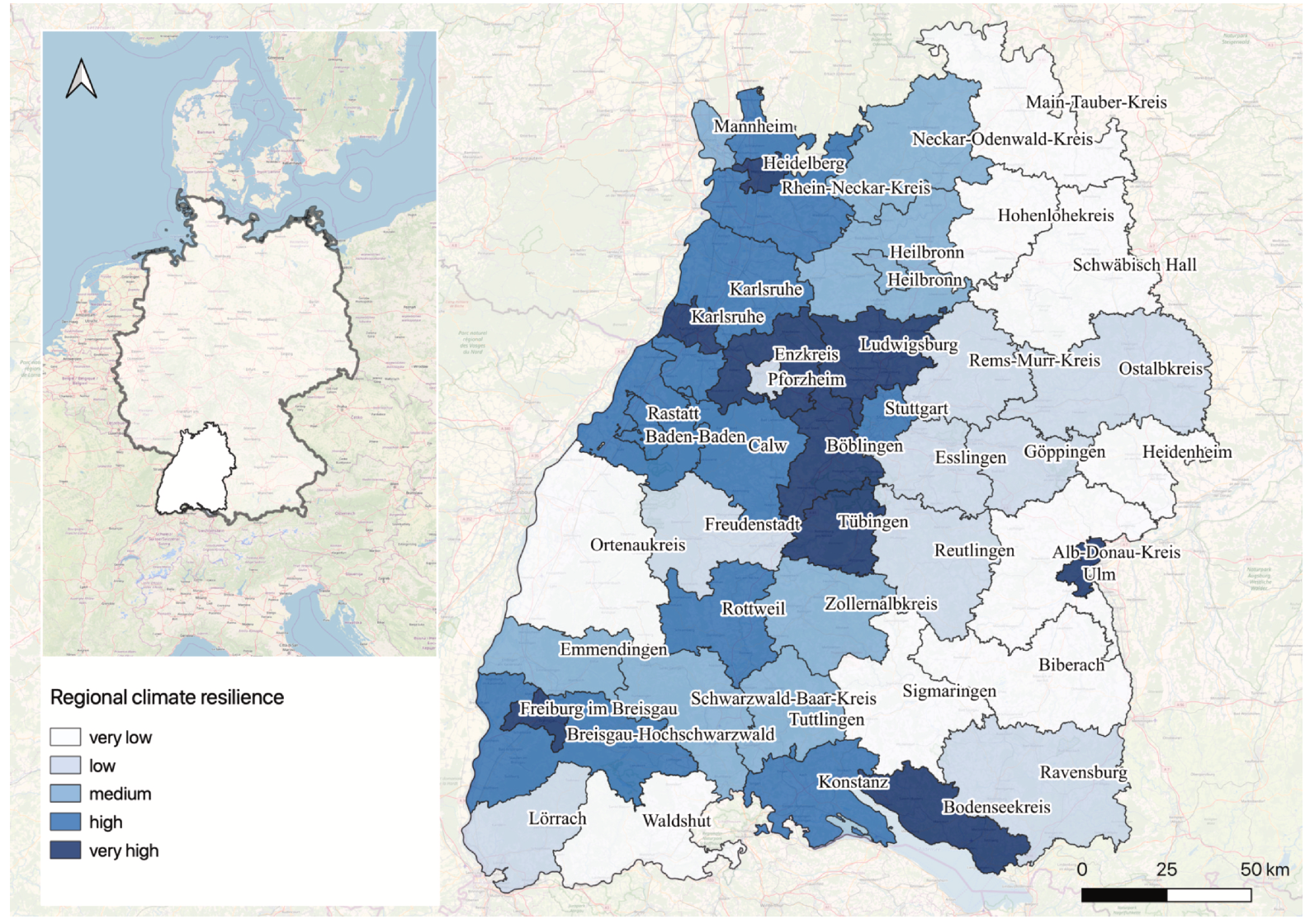 Figure from Regional climate resilience index: A novel multimethod comparative approach for indicator development, empirical validation and implementation